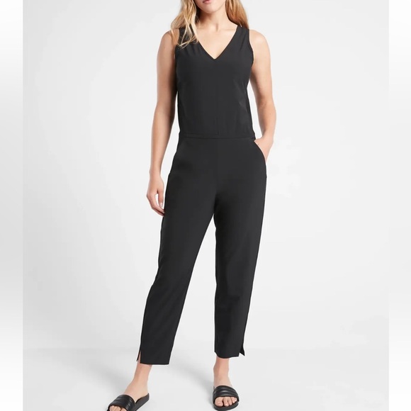 NWOT Athleta jumpsuit one piece zippered sz 12 - Picture 1 of 16